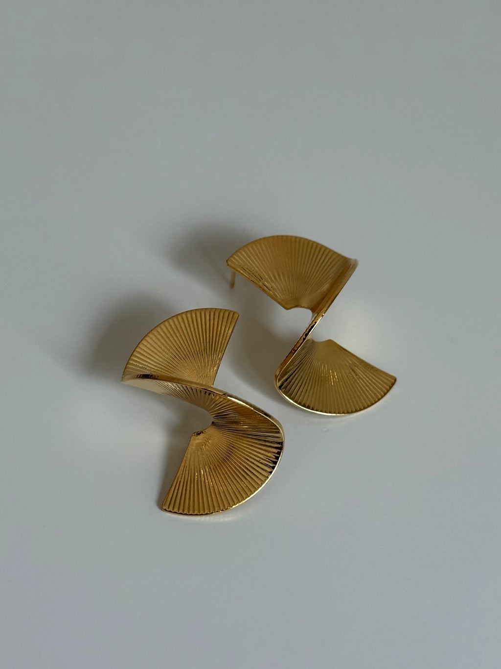 STANZA Fan Earrings & Celestial Ear Stack - Textured Statement Collection