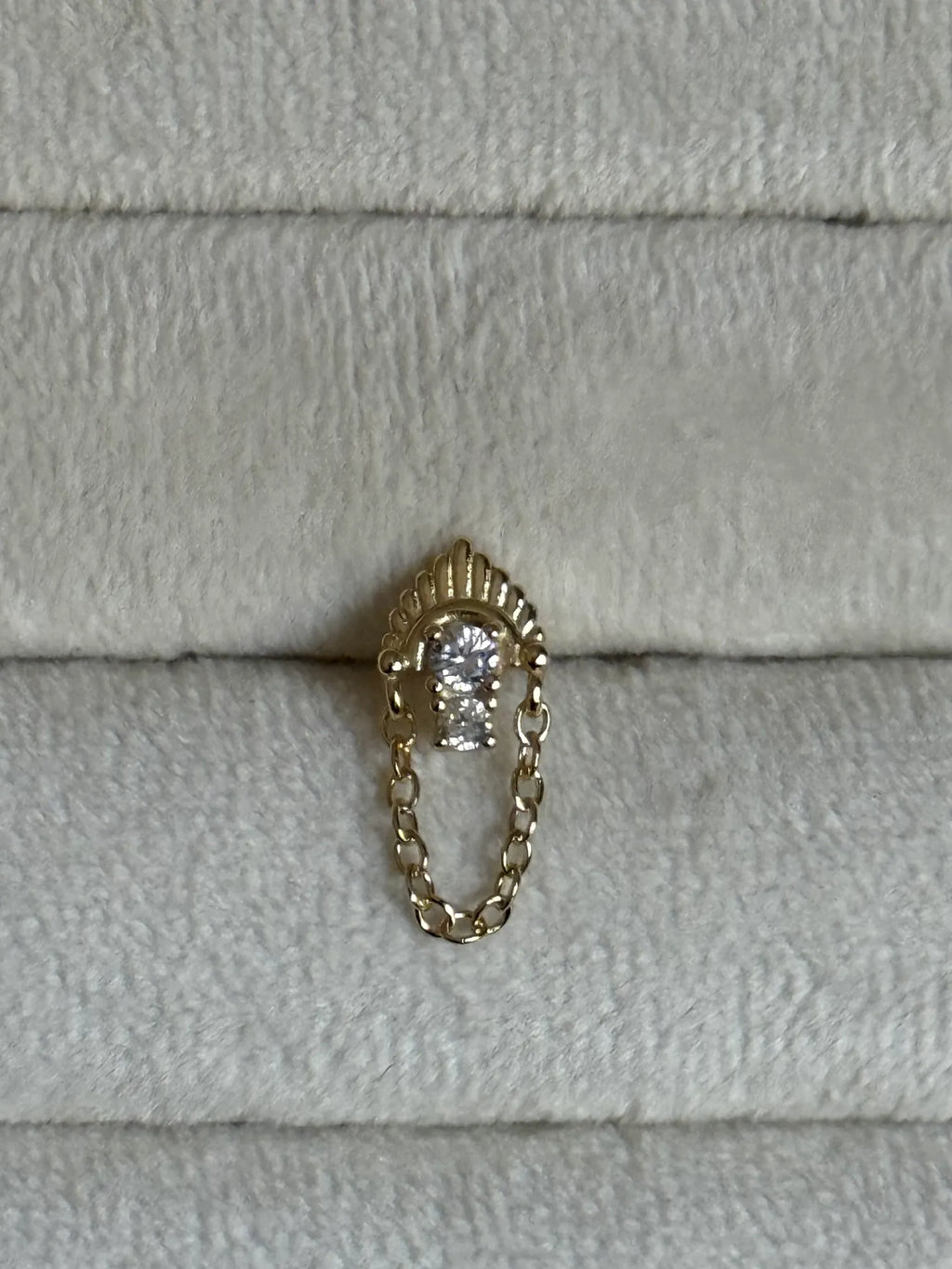 STANZA Chain-Link Ear Cuff & Celestial Ear Stack - Designer Collection