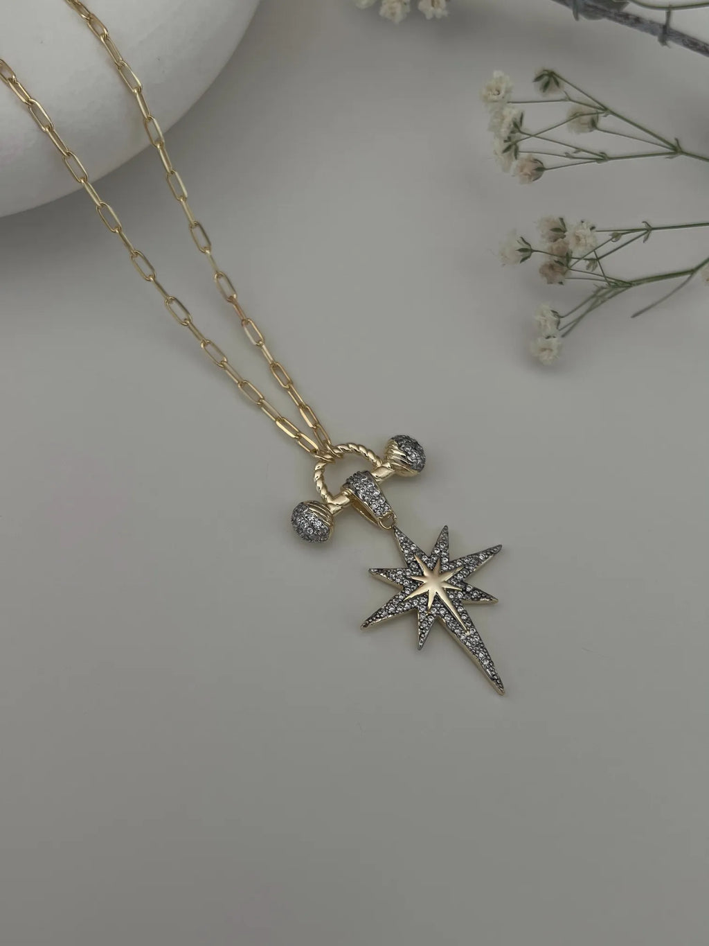 STANZA Luxury Layered Crystal Necklace Set - North Star & Celestial Collection