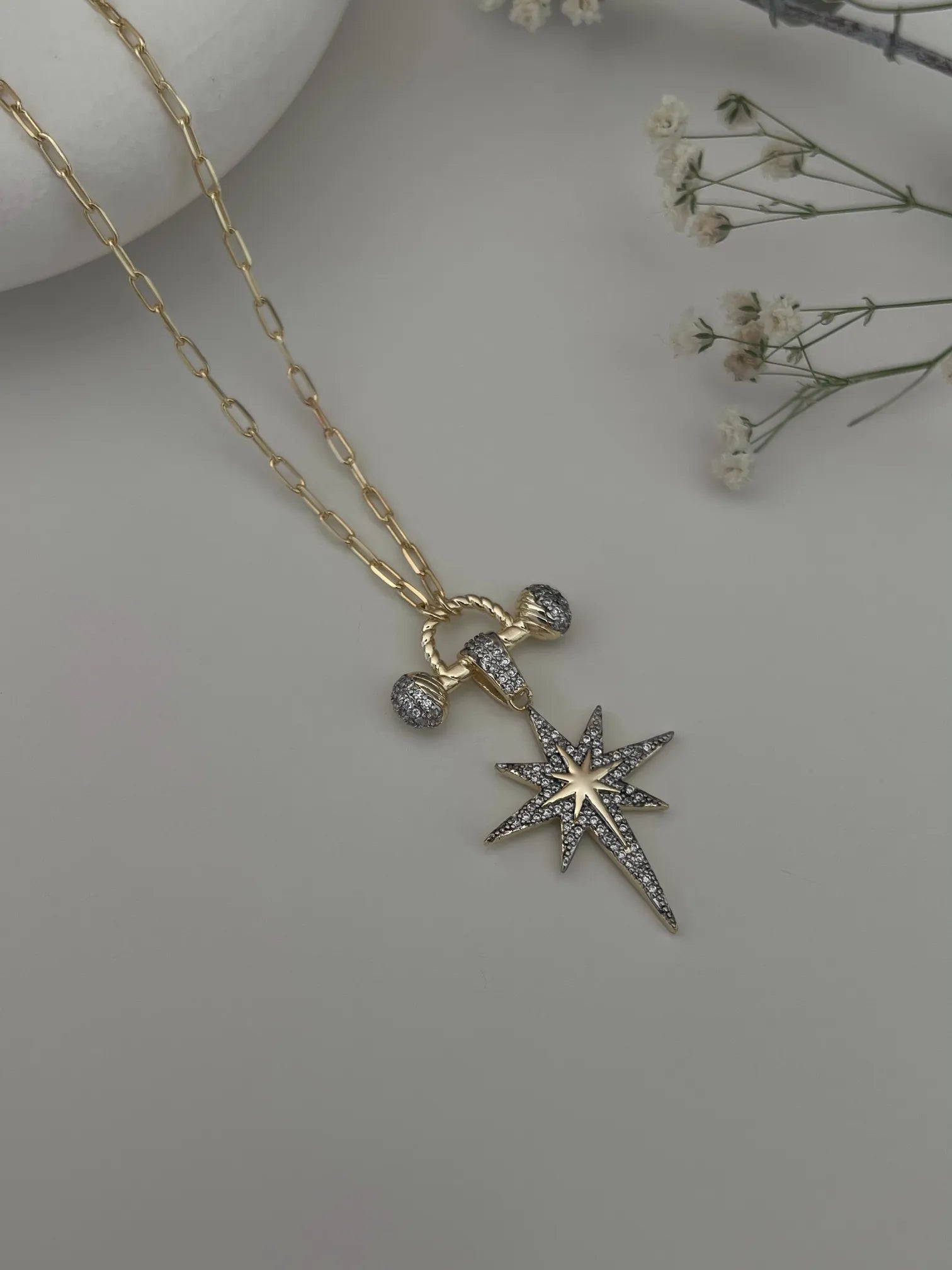 STANZA Luxury Layered Crystal Necklace Set - North Star & Celestial Collection